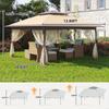 2026 Ny pop-up-partytält 3,6x3,6/4x4 m med utomhuskupol-tält