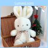 Rabbit Plush Scarf Toy Cartoon Animal Stuffed Doll Room Sofa Decoration Gift