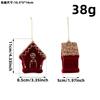 1/5PCS Christmas Acrylic Ornaments Bow Snowflake Water Drop Star Diamond Shape Christmas Tree Window Hanging Decorations
