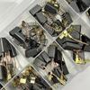 50pcs For Drills Sanders Grinders Motors Durable Motor Repair Parts Kit Heavy Duty Carbon Brush with Metal Bases