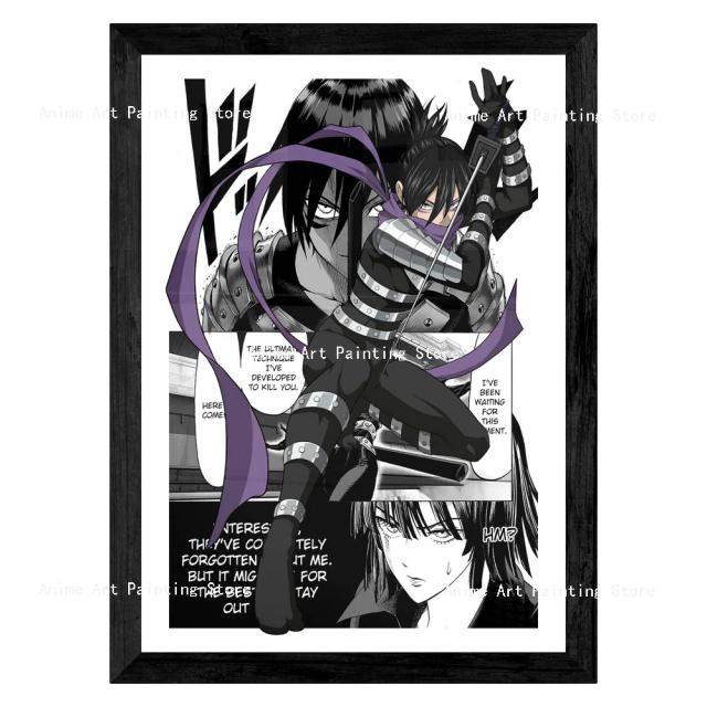 One Punch Man Poster Leinwand Drucke Malerei Japanische Action Anime Cartoon Wand Kunst Bilder Für Kinder Zimmer Dekoration