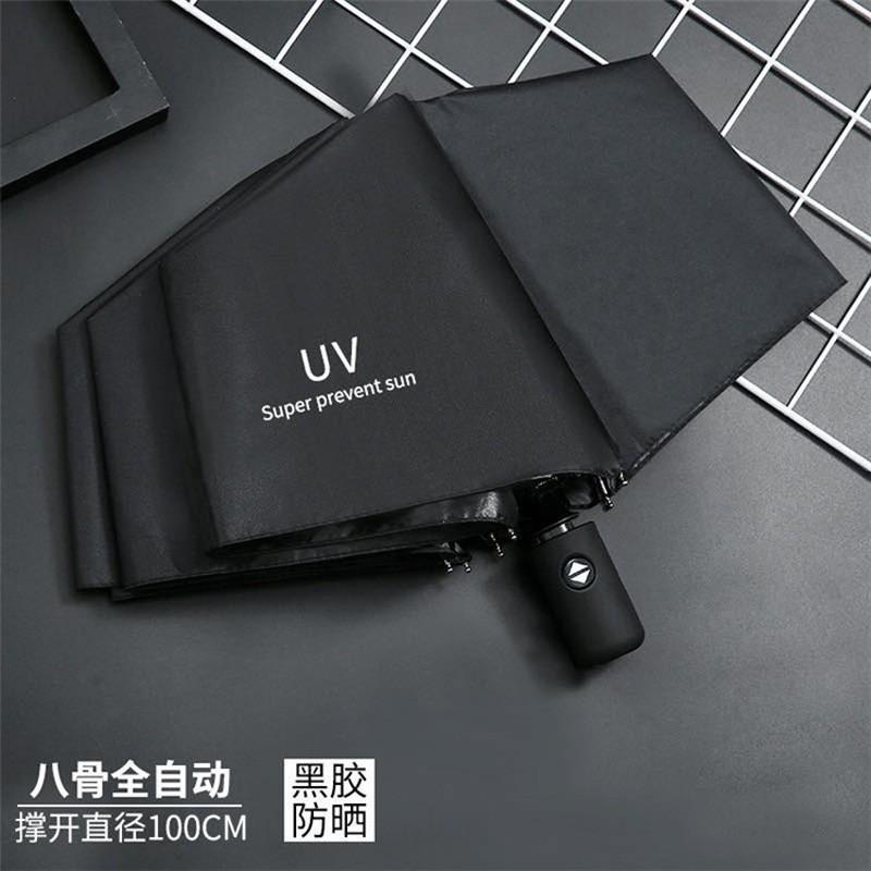 

Uv Vinyl Sunscreen Parasol Weather And Rain Umbrella Folding Sun Umbrella 8 bones