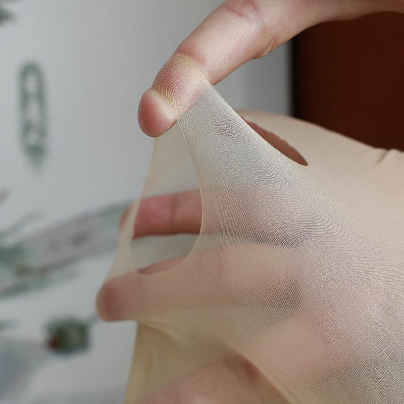 Men'S Penis Sleeve Ultra-Thin Anti-Snag Pantyhose Male Sensual Fun With Insertion Body Nine-Point Stockings