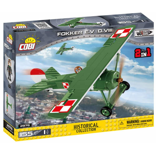 Cobi Historical Collection #2976 Military Block Great War German Fokker D.VIII Fokker E.V (D.III) [COBI Official Japan Distributor]