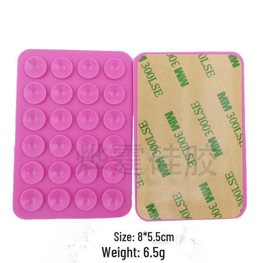 

Double-Sided Silicone Mobile Phone Suction Cup Holder with 28/24 Beads for Strong Grip and Decompression