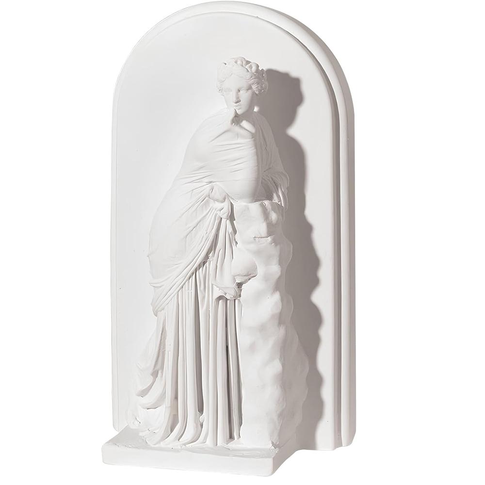 Greek Goddess Statue Decorative Figurine Roman Goddess of Music Mythology Decoration for Home Decor Desk Office Living Room