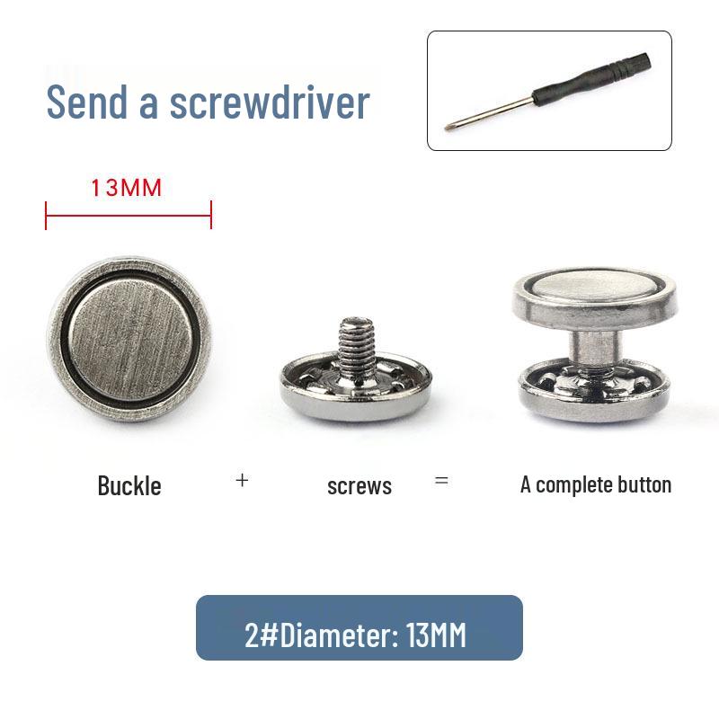 Men's Sandals with Metal Buckle, Beach Slippers, with Button Heel and Adjustable Strap