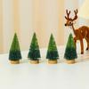 4/8PCS 10CM Christmas Tree Glitter Powder Colorful Mini Christmas Tree Christmas Table Decorations Cedar Decorations Home Decor