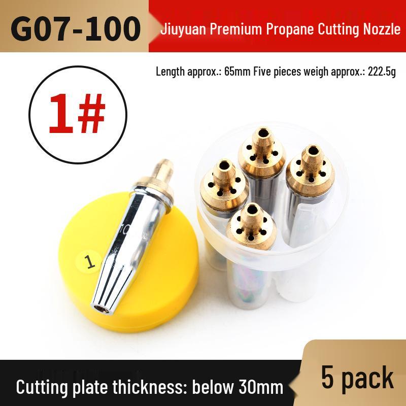 Stainless Steel Propane Cutting Torch Tip for Gas and Oxygen