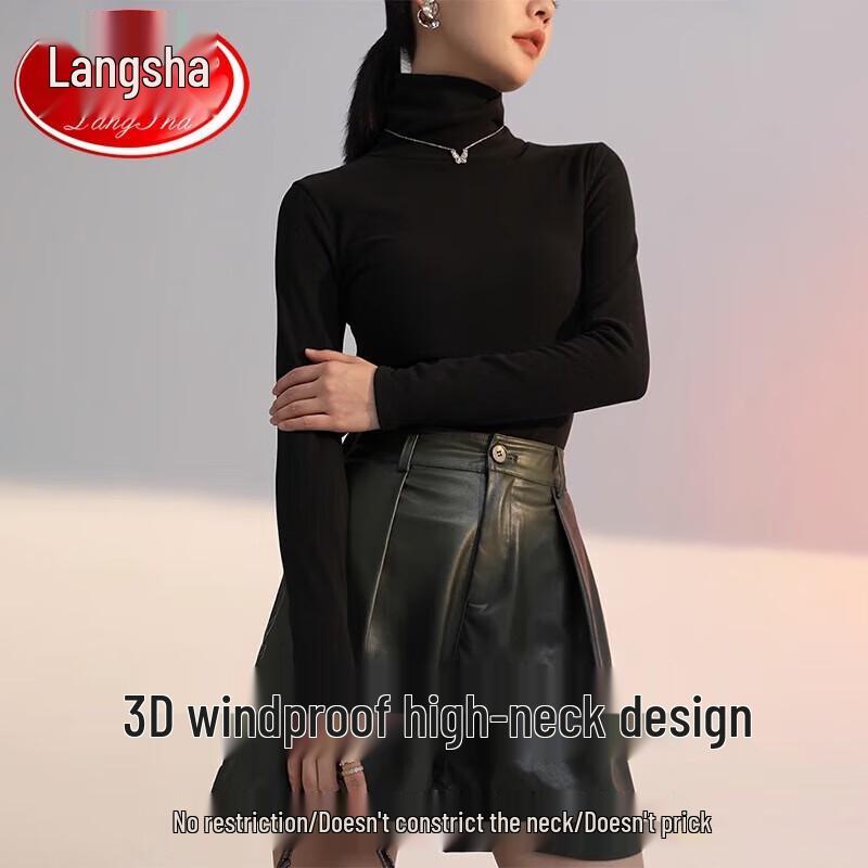 LangSha Women's High-Neck Thermal Baselayer Top
