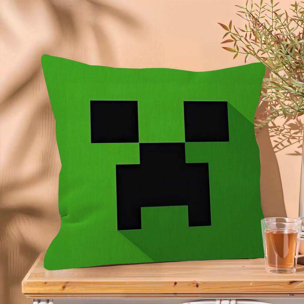 1PC PC Game M-Minecraft  Cushion Cover Car Throw Pillow Case For Sofa Car Christmas Gift