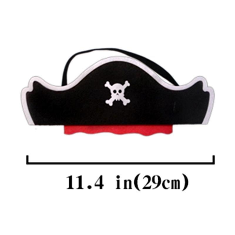 Halloween Cosplay Costume Pirate Headband Elastic EyePatch Adult Child Headwear