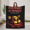 FNAF At Freddys Blankets Fleece Textile Decor  Multi-function Lightweight Thin Throw Blanket for Bedding Travel Plush Thin Quilt