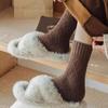 Winter Fleece Lined Crew Socks for Women Cozy Soft Warm Thick Floor Socks Thermal Boot Socks for Cold Weather