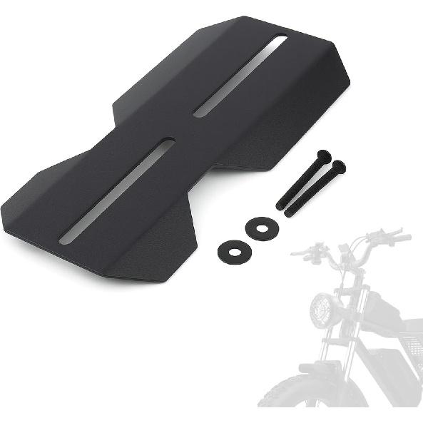

Electric Bike Middle Fender Mudguard Cover Compatible with Ridstar Q20 E-Bike Dirt Bike, Heavy-Duty Iron Splash Guard Front & Rear Accessories чёрный