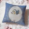 Cute M-MofusandS Cushion Cover Premium Comfort Reversible Pillow Cove -Two in One Design for Any Room & Car Interior