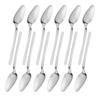 12Pcs Thickened Coffee Spoon 316 Stainless Steel Mirror Polishing Dessert Spoon Gift SetJ13421/04