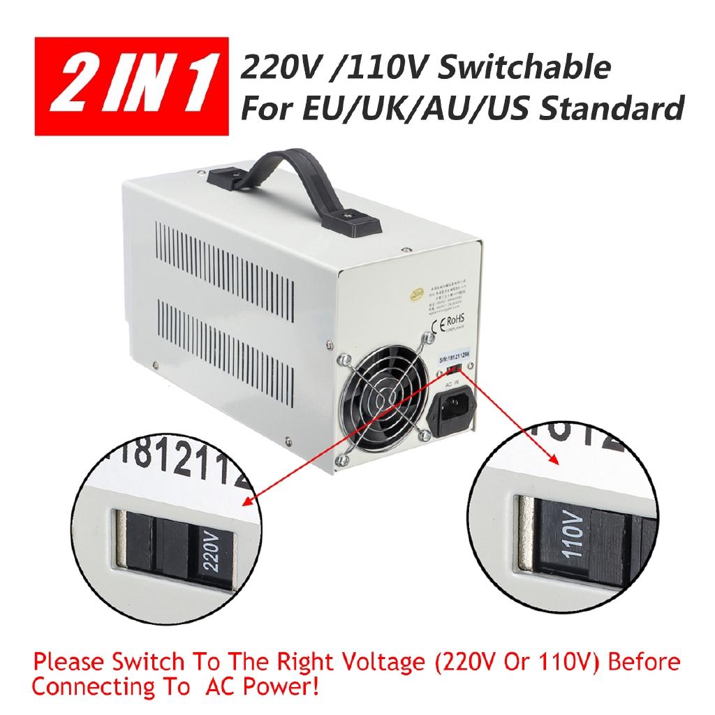 PS-3010DF Power Supply 30V 10A Precision Variable LED Digital Lab Adjustable With USB 110V/220V DC