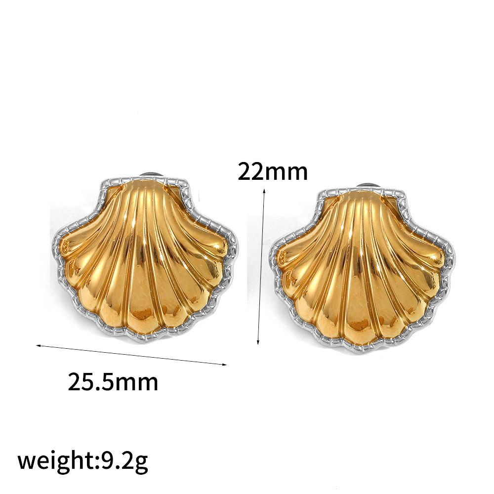 Modern Style Stainless Steel Geometric Earrings For Women Summer