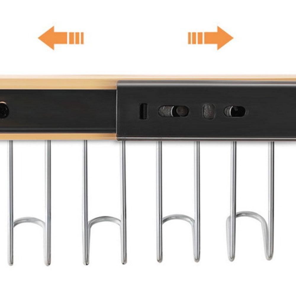 Home Clothes Storage Hanger Multifunctional Wooden Belt Hanger Sturdy Durable Tie Holder For Beanie Scarfs Bra Closet Supplies