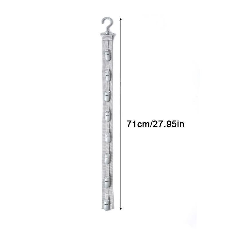 

Wardrobe Hat Rack Hanging Rope Hat Storage Clips Hat Organizer Display for Baseball Caps Hat Hanger for Closet Door and Bedroom