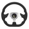 12.5 Inch Golf Cart Steering Wheel Universal 6 Holes Steering Wheel Replacement for E‑Z‑GO TXT & RXV