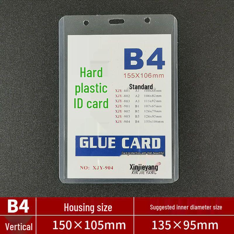 ID Card Holder with Lanyard for Work, Exhibition, and Student Badges