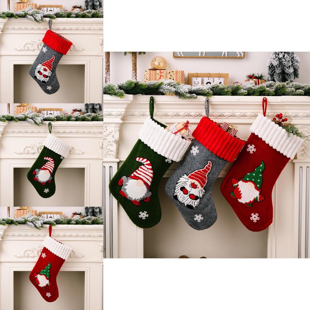 Charming Stockings Christmas With Unique Noface Doll Design Ideal For Children And Family Gifts