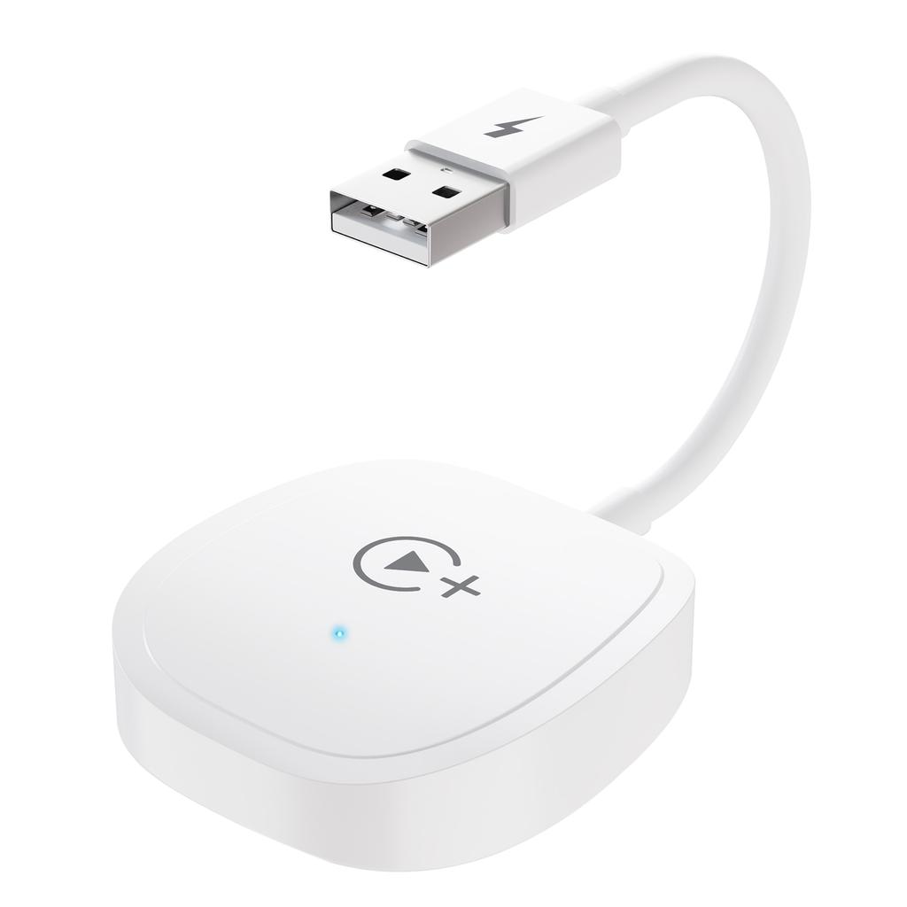 New Mini Smart AI BOX Wireless Video CarPlay Adapter with Netflix/YouTube/Tiktok OEM Wired CarPlay Cars Portable Car Adapter Cable Wired To Wireless