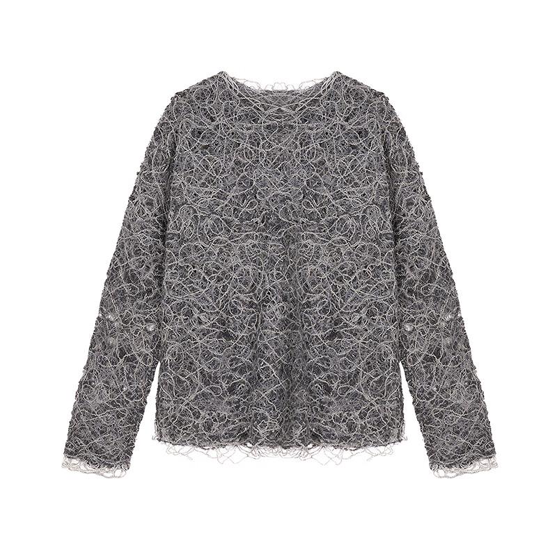 JNBY Long Sleeve Round Neck Pullover Sweater