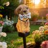 Dog Welcome Lamp Solar Powered Lawn Light for Entrance Garden Courtyard Lawn Patio Outdoor Waterproof Lighting Party Garden