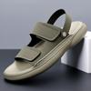 Fashion Sandals for Men 2025 New Summer Breathable Soft Bottom Casual Anti Slip Wear Beach Shoes Dual Purpose Driving Slippers Sandals
