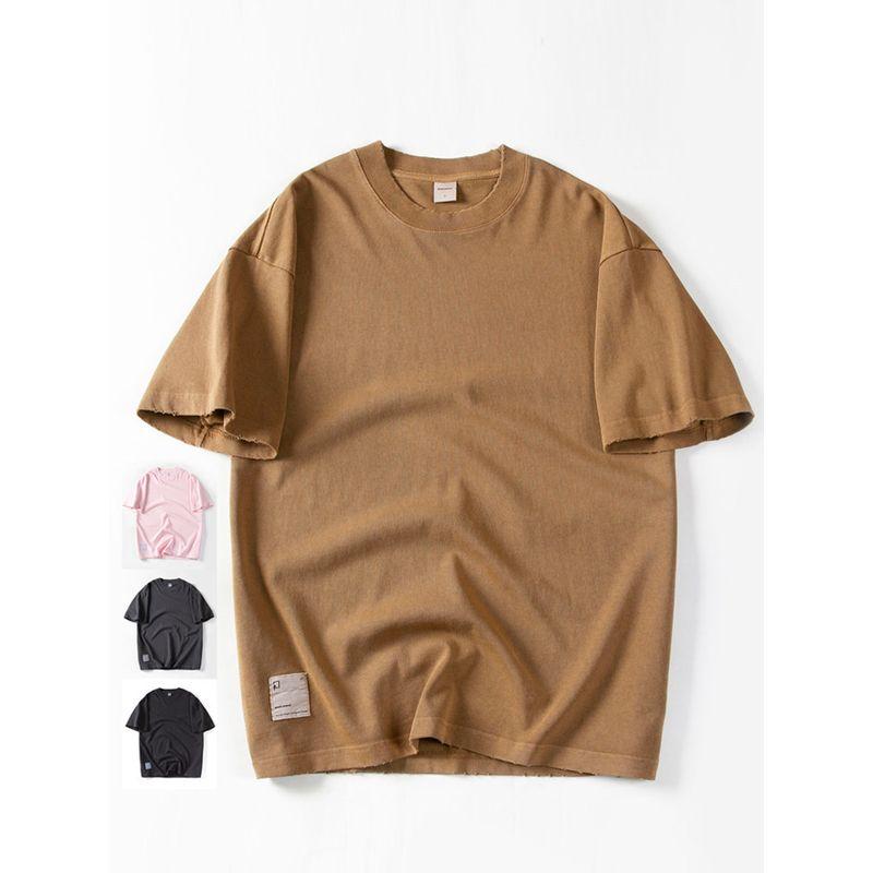 Heavy Casual Men's Cotton Export Short-Sleeved T-shirt