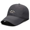 Cappellino da Baseball da Uomo Asciugatura Rapida Traspirante Con Visiera Curva Per Protezione Solare all'Aperto