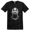 DeAndre Jordan Basketball Player Portrait T Shirt Black White Graphic Fan Tee