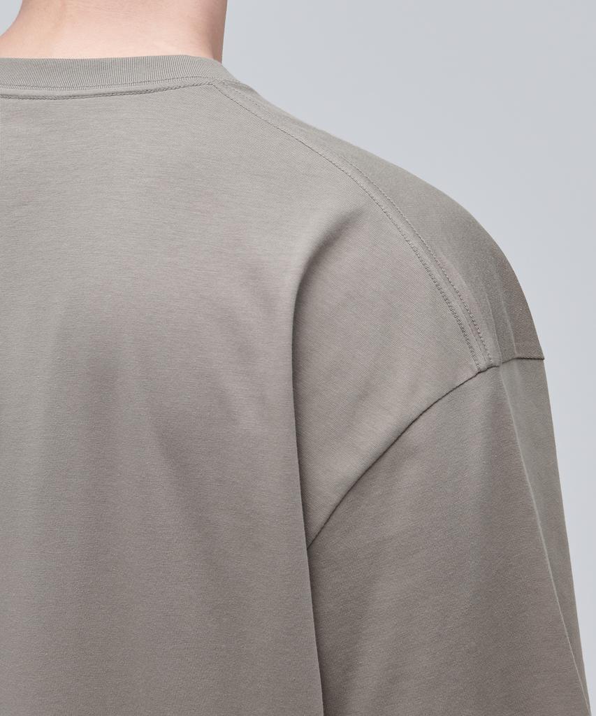 MUSINSA STANDARD [Cooltandard] Oversized Crew Neck T-Shirt [Dusty Beige]