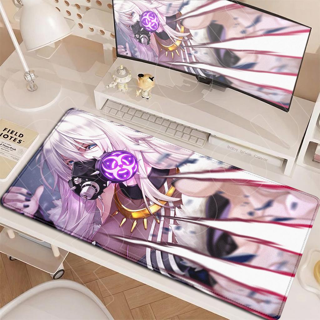 E-sport Game Large Non-slip Mouse Pad Washable Anime Desktop Carpet Hololive Kawaii Girl Shishiro Botan Mauspad Rubber Table Mat