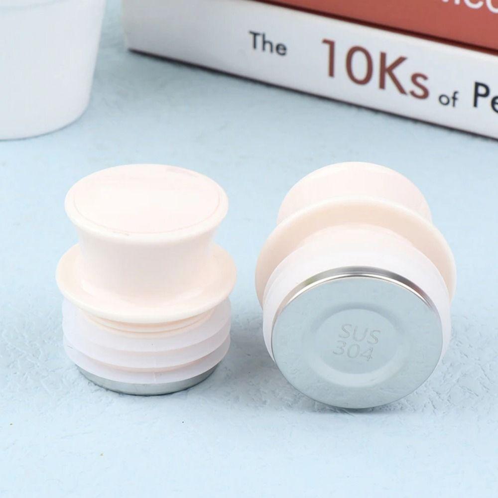 1Pcs Thermos Cup Accessories Thermos Bottle Stopper Stainless Steel Silicone Food Grade Kettle Cover S/L Replacement Parts