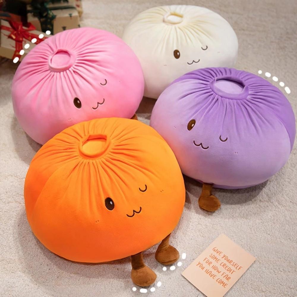 Super Soft Bun Plush Doll Fluffy Comfortable Dumpling Plush Toy Reduce Ppressure