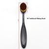 Portable Black Toothbrush Makeup Brush - Foundation, BB Cream, Blush Beauty Tool, Non-Absorbent Design