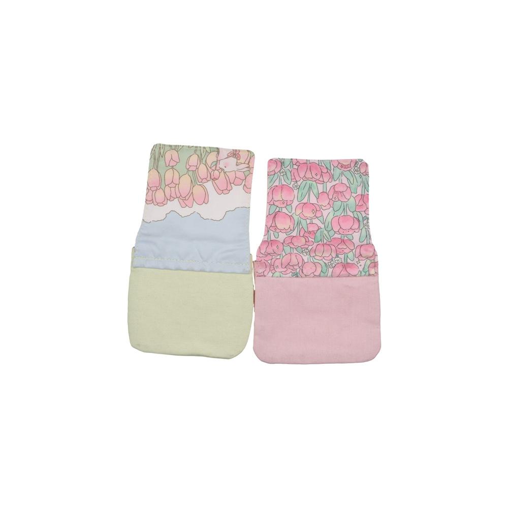 

Large Capacity Mini Cosmetic Bag Rabbit Flower Coin Purse Sanitary Napkin Storage Bag Student B