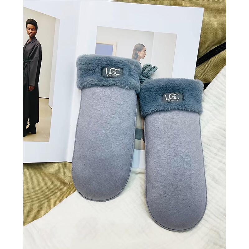 

Теплі жіночі замшеві рукавиці VICTORIA&VERA One Size