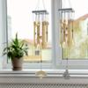 Eight Pipe Wind Chime Wall Ornament Rotating Wall Mount Pendant for Home & Homestay