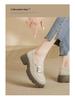 2025 Women's Korean Style Round Toe Loafers - Thick Sole, British College Style, Perfect with Skirts