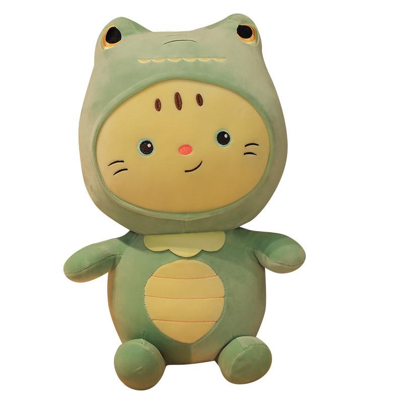 45cm Enchanting Light Green Cat Stuffed Animal Plush Toy For Weddings And Birthday Celebrations