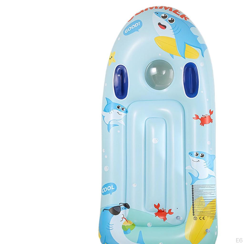 Inflatable Surfboard PVC Surfing Body Board for Kids Water Entertainment