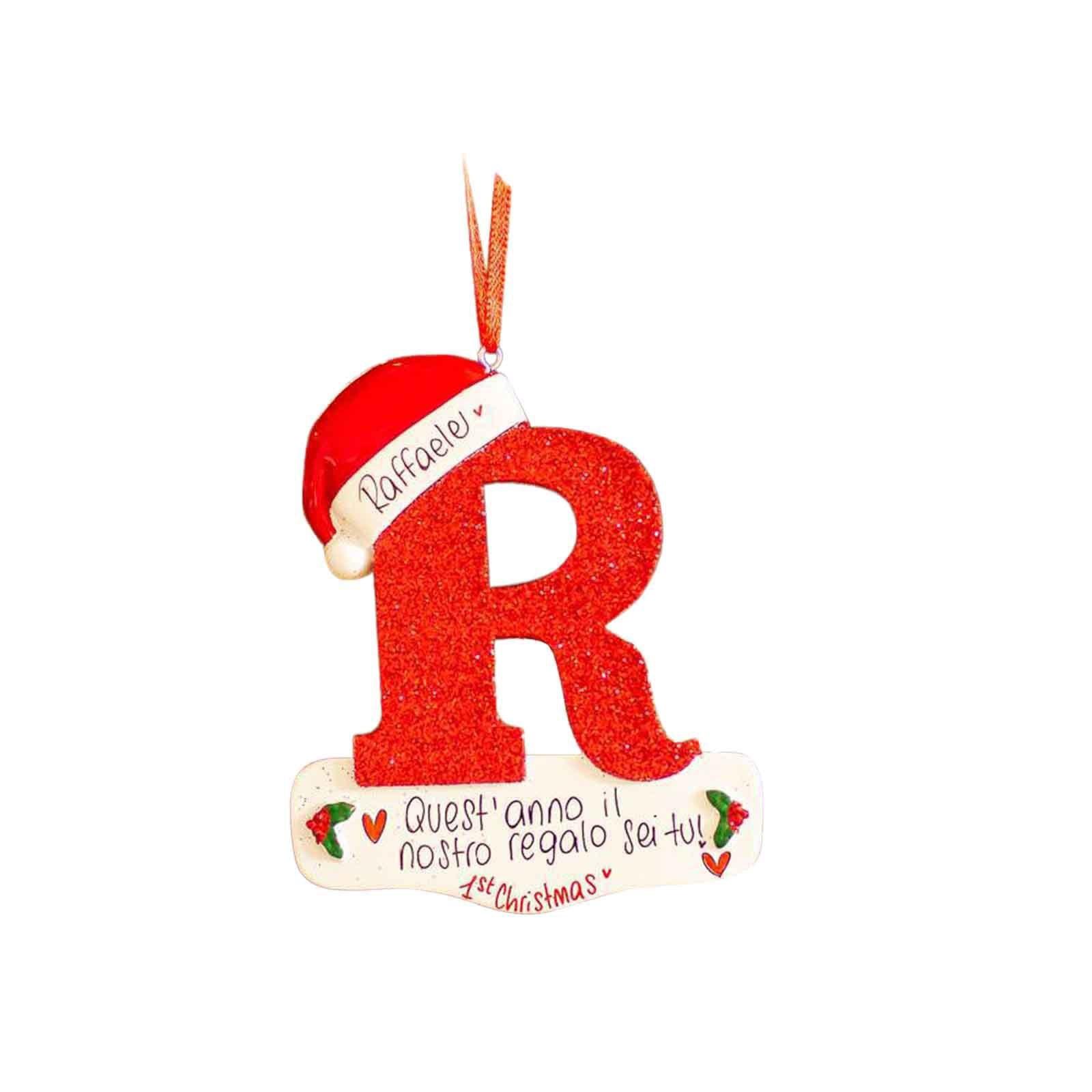 

Украшение на рождественскую елку Буква Подвеска 26 Букв Домашний Праздничный Акриловый DIY Подвеска Рождество 2023 Новый Год Декор Украшение navidad R