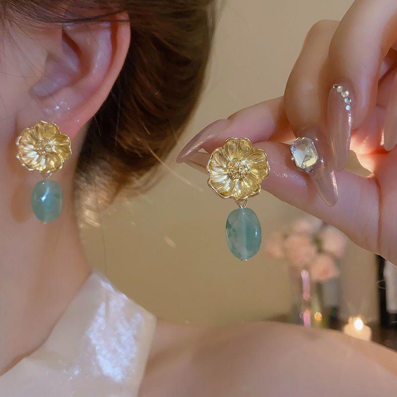 

Ретро серьги «Серебряная игла» с инкрустацией бриллиантами, кристаллами и жемчугом - Роскошные длинные серьги в европейском и американском стиле для женщин