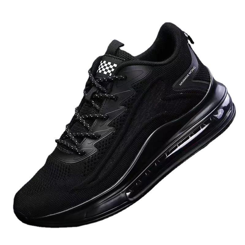 Spring and summer new shoes flying weaving casual air cushion four-season shoes outdoor sports air cushion flying weaving running