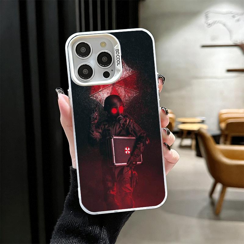 R-Resident-Evil Game Soft Phone Case for iPhone 15 16 17 Pro Max 17Air 16E 14 Plus 13 12 Mini Shockproof Cover Back Shell